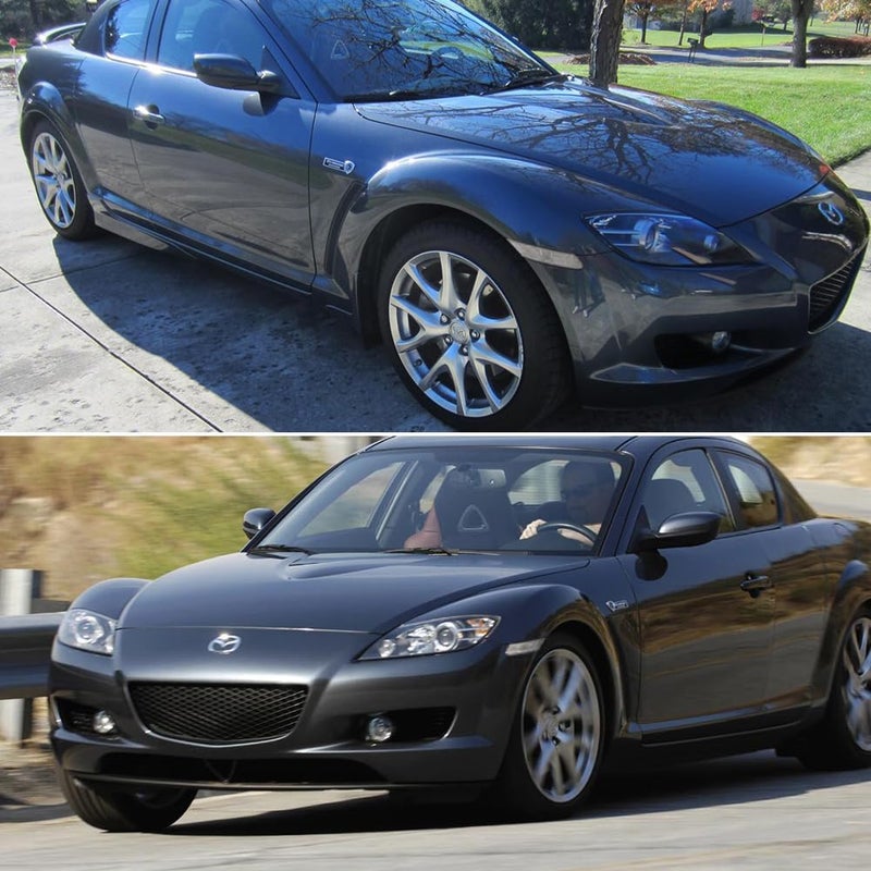 TurningMax For 2004 2005 2006 2007 2008 Mazda RX-8 RX8 Front Bumper Side Marker light Housings Clear Lens F151-51-120E, F151-51-130E - Image 4